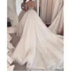 Customized Charming Lace Wedding Dress V-Neck Long Sleeve 2025 Princess Wedding Gown Illusion Bride Gowns Buttons robe de mariee 4