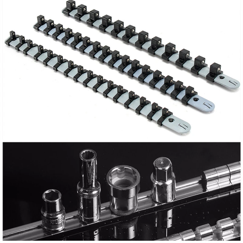 6pc Imperial AF SAE and Metric ABS Plastic Socket Holders 1/4" 3/8" and 1/2" Dr 6pc Imperial AF SAE and Metric ABS Plastic Socket Holders 1/4" 3/8" and 1/2" Dr