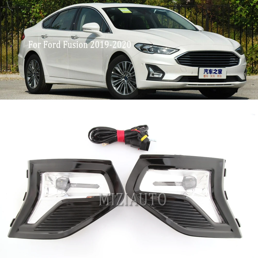 MIZIAUTO светодиодный противотуманный светильник для Ford Fusion/Mendeo передний бампер дальнего света комплект обвязка-каркас