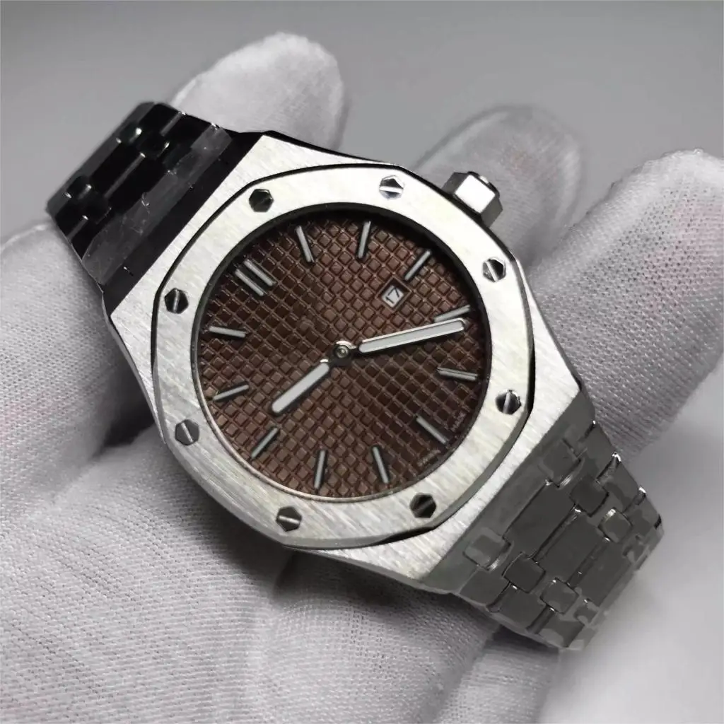 

wholesale Silver case Blue dial 33mm size Luxury Brand Women quartz royal Watches Drive Sapphire Sport A-P Watch