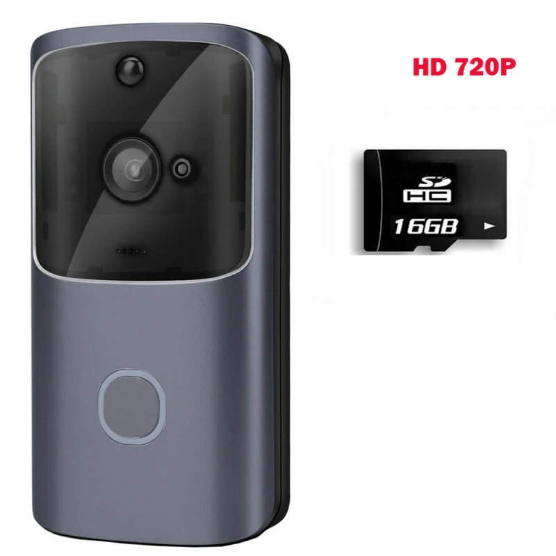 Беспроводной WiFi дверной звонок, умный видео телефон, визуальный домофон, дверной звонок, безопасная камера, абсолютно и высококачественный