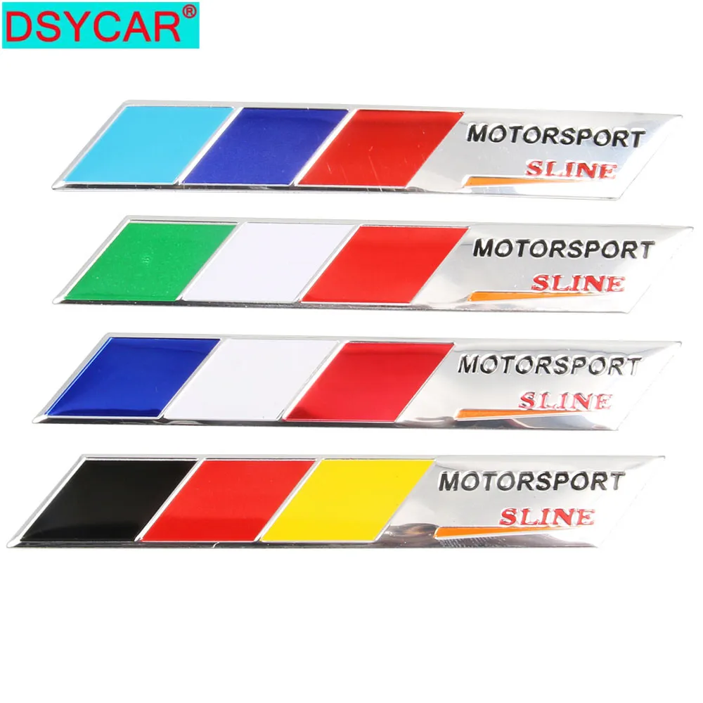 

DSYCAR 1Pcs 3D Metal Sticker Emblem Car Body Trunk Logo Auto Motorcycle Personality Decoration Sticker Car Styling