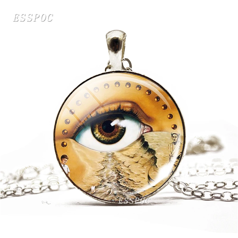 Pendentif Ancien Signé Dali – Nez & Lèvres En Métal Doré, Occasion Bon état Général