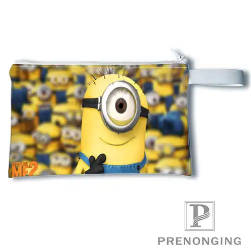 Coin Purse Изготовленный На Заказ кошелек с рисунком миньонов(2) кошелек на молнии нулевой кошелек телефон Сумки для ключей модный небольшой женский кошелёк#19-01-22-5-246 - Цвет: Coin Purse