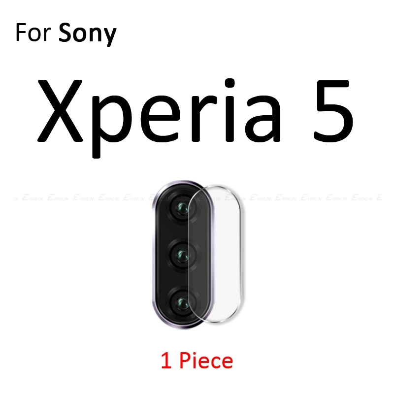 Задняя Защитная пленка для объектива камеры из закаленного стекла для sony Xperia 1 5 10 XA2 Plus Ultra XZ3 XZ2 Premium Compact L2 - Цвет: For Xperia 5