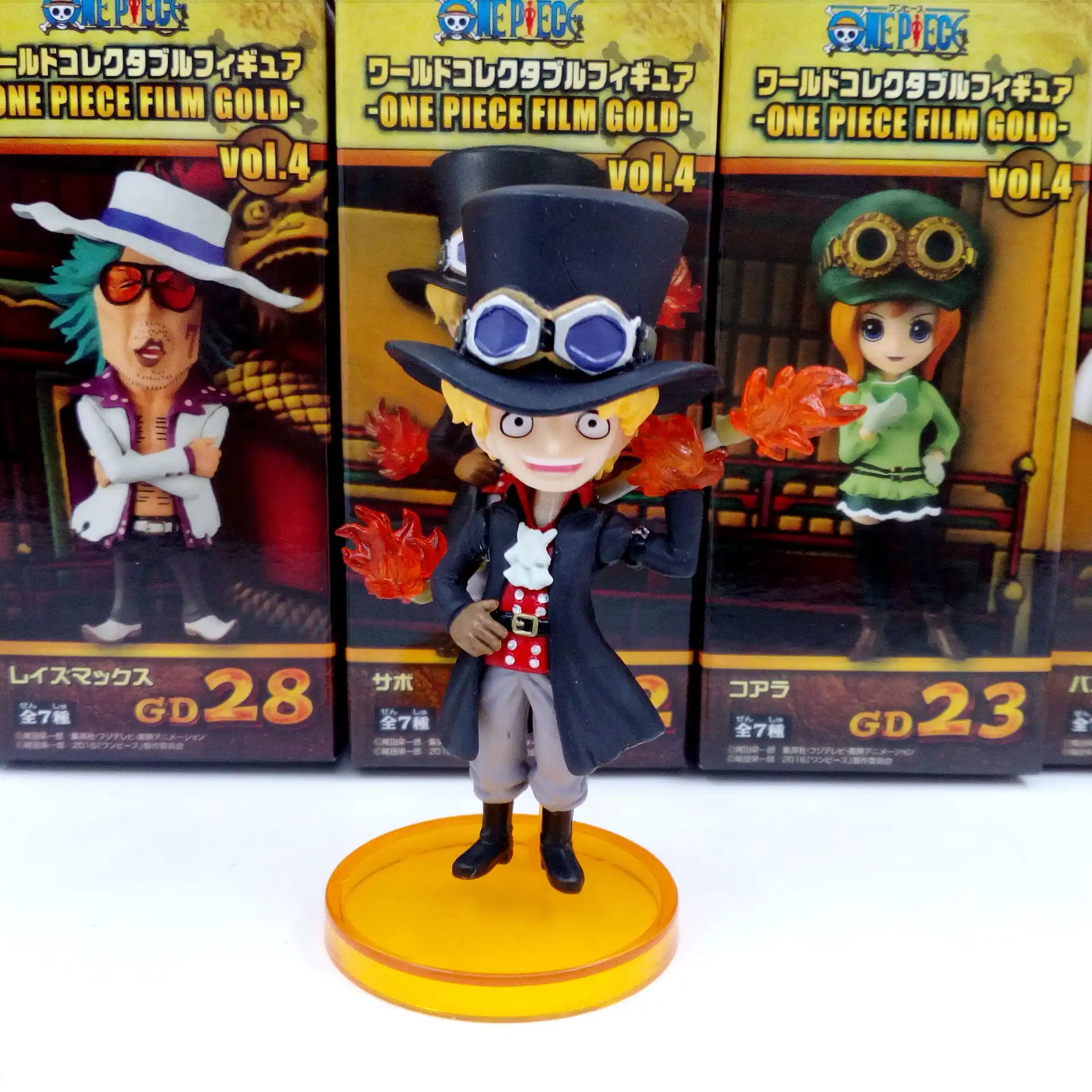 7ピース セットアニメアクションフィギュアzero One Pieceサボコアラleisz最大wcfフィルムゴールドvol 4 Pvcモデル漫画ミニ人形ブランド新6センチメートル Null Aliexpress