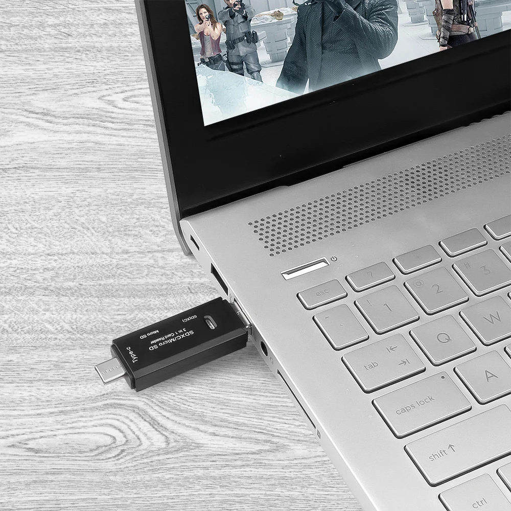 Kebidu USB 3,0 Тип C кардридер на SD Micro SD переходник для sd-карт для ноутбуков Аксессуары OTG кардридер смарт-карта памяти SD ридер