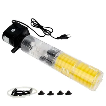 

3 In 1 Aquarium Fish Tank Filter Pump Internal Filter Sponges Multifunction Submersible Pump Built-in Purifier Oxygenated with E
