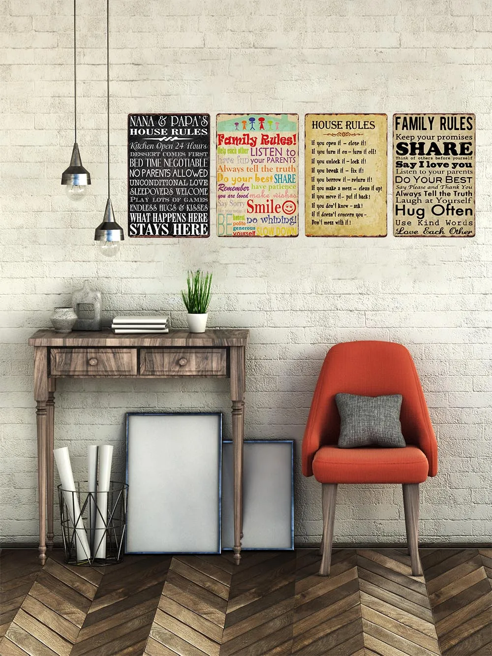 Targa In Metallo D-D Player's Rules - 20,3x30,5 Cm - Poster Da Parete Per Cucina, Cafe, Pub - 3