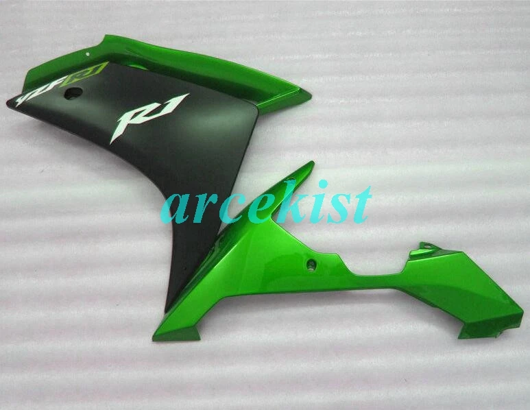 4 подарки ABS прессформы Мотоцикл Обтекатели подходит для Yamaha YZF-1000-R1 2007 2008 07 08 обтекатель кузова набор на заказ зеленый черный