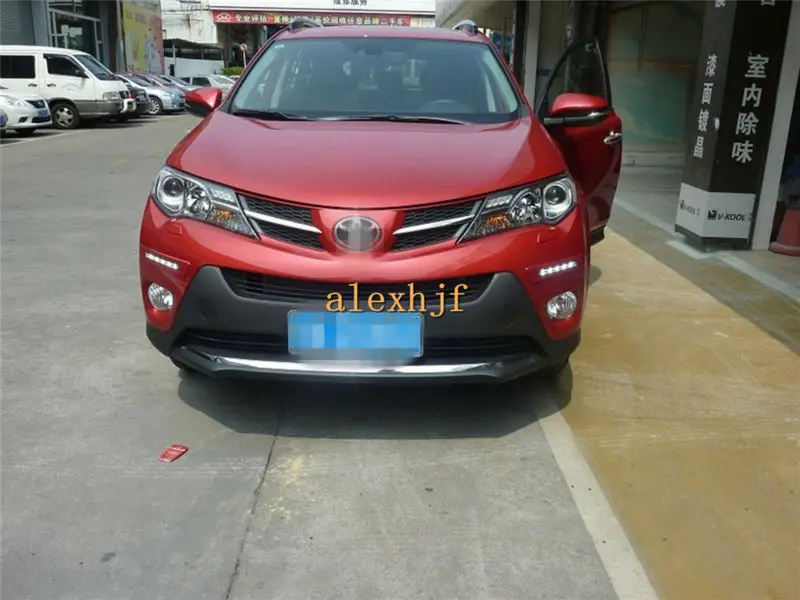 Светодиодные дневные ходовые огни July King DRL чехол для Toyota RAV4 2013 2015 красная