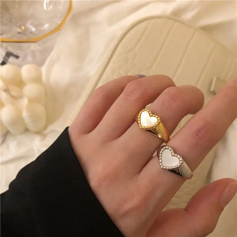 Minimalist Gold Silver Geometric Finger Rings for Women Men Silver Color French Female Rings Jewelry ANENJERY silver rings silver ring gold plated rings gold plated silver ring gold rings