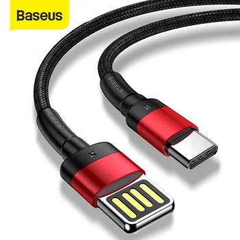 

Baseus USB Type C Cable Quick Charge 3.0 USB C Cable for Samsung S9 S10 Xiaomi Mi 9 Upgrade Fast Charging Cable USB-C Data Cord