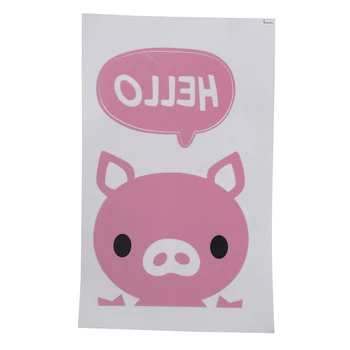 

Removable Cartoon Light Switch Funny Wall Window Decal Vinyl Stickers Decor Cute pig
