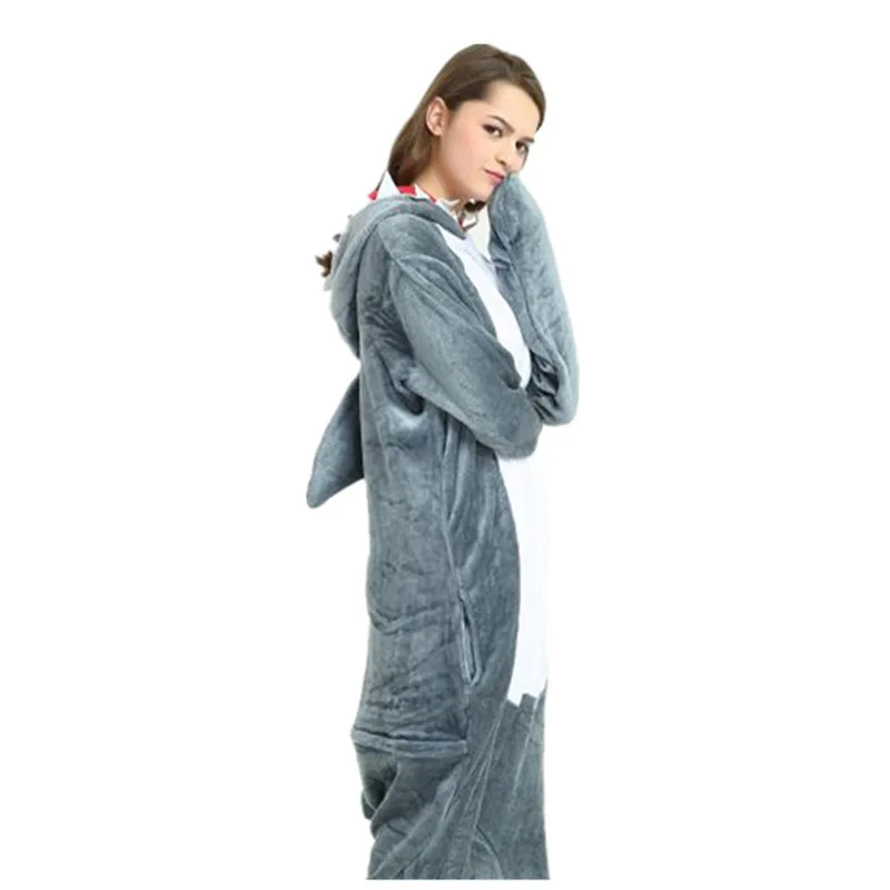 

Kigurumi Adult Pijama Shark Unicorn Winter Animal Onesie Flannel Soft Men Pajama Sleepwear Onepiece Sleeping Jumpsuit Cosplay