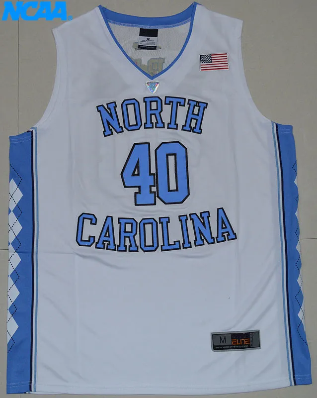 New Arrival High Quality North Carolina Harrison Barnes#40 College T-shirt Jersey S-XXXL - Цвет: 5