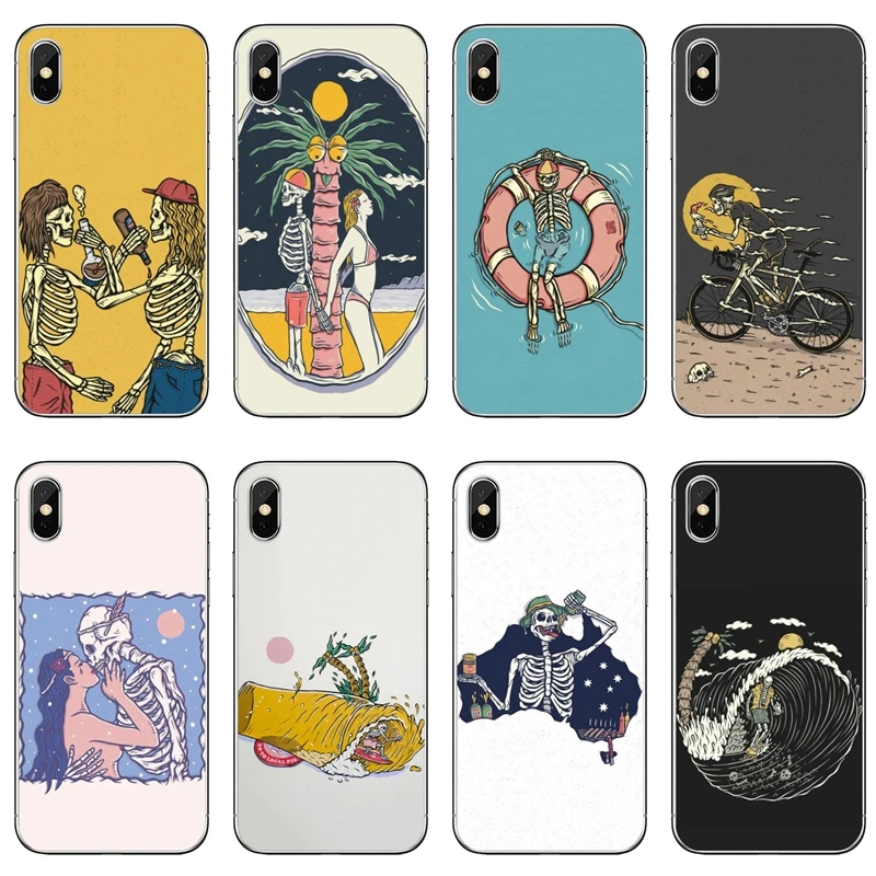 Чехол для iPhone 11 Pro XS Max XR X 8 7 6 6S Plus 5 5S SE 4S 4 iPod Touch чехол с изображением черепа |