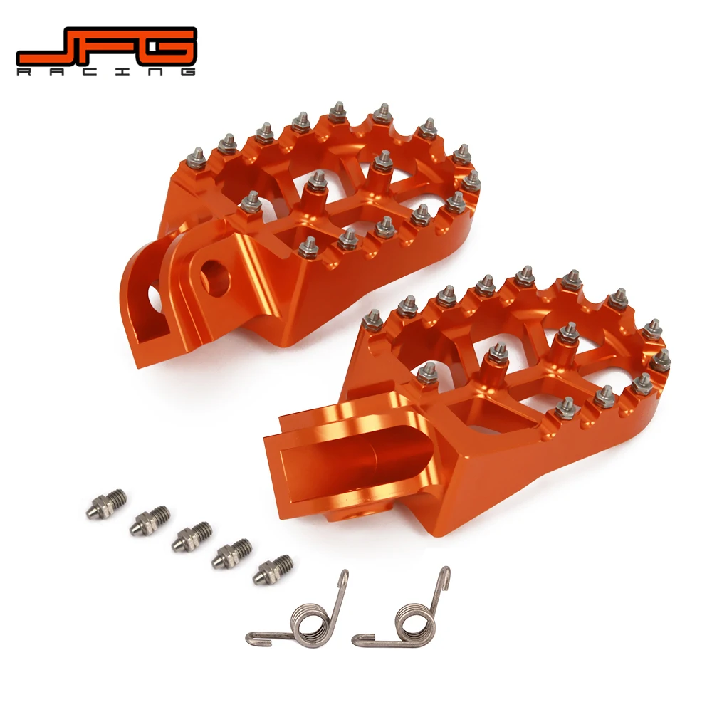 Motorcycle CNC Gear Shift Foot Lever Foot Pegs Rest Footrests Pedals Footpegs For KTM SX SXF XC XCW XCFW EXC MXC 125 150 250 JFG motorcycle accessories motorcycle foot pedals motorcycle footrests
