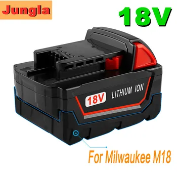 

Original 18V 12800mAh Li-ion Tool Battery for Milwaukee M18 48-11-1815 48-11-1850 2646-20 2642-21CT Repalcement M18 Battery