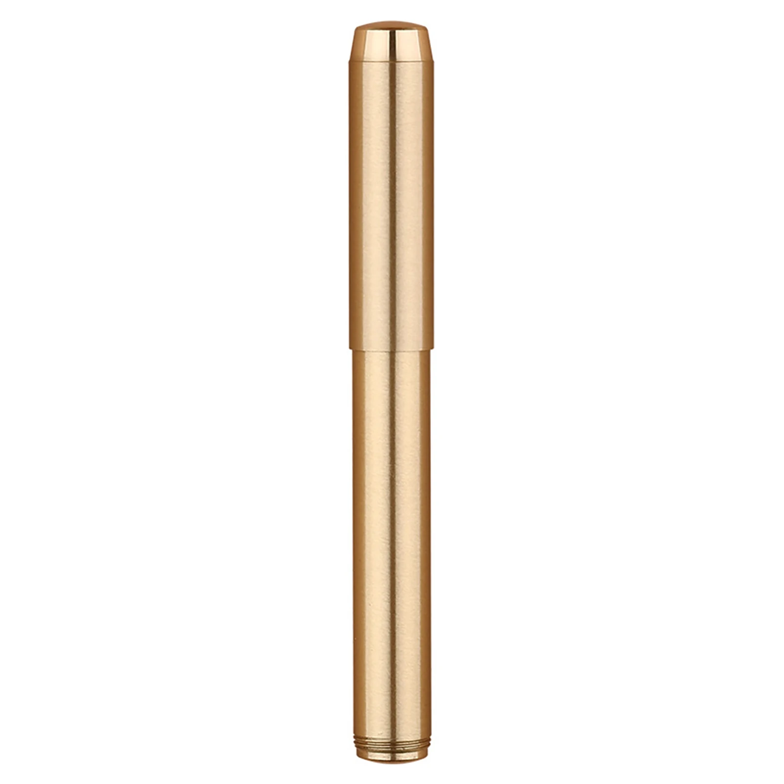 Delike Hunyuan Full Brass Stationery Black Ink EF F Nib Writing Smooth Portable Adults Kids Fountain Pen Birthday Gift School |