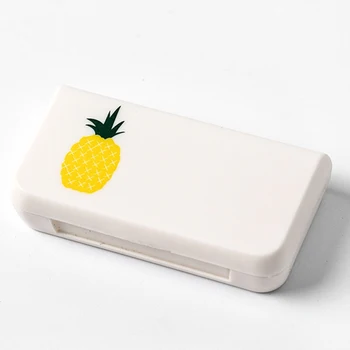 

3-grid Portable Tablet Storage Container Medicine Organizer Moisture-proof Dispenser PP Mini