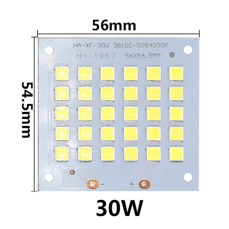 SMD5054 светодиодный чип лампа бусины 10 Вт 20 30 50 Высокая мощность 130 лм/Вт умный IC 32 36 в