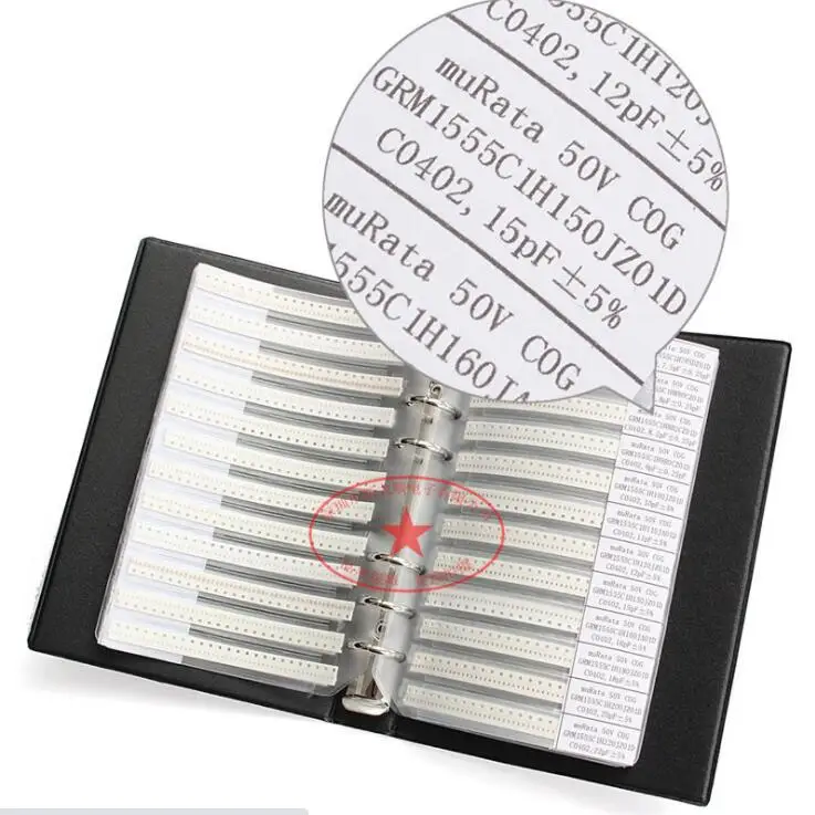 1206 1% chip capacitor package 80 kinds 50 each 4000PCS chip capacitor samples book