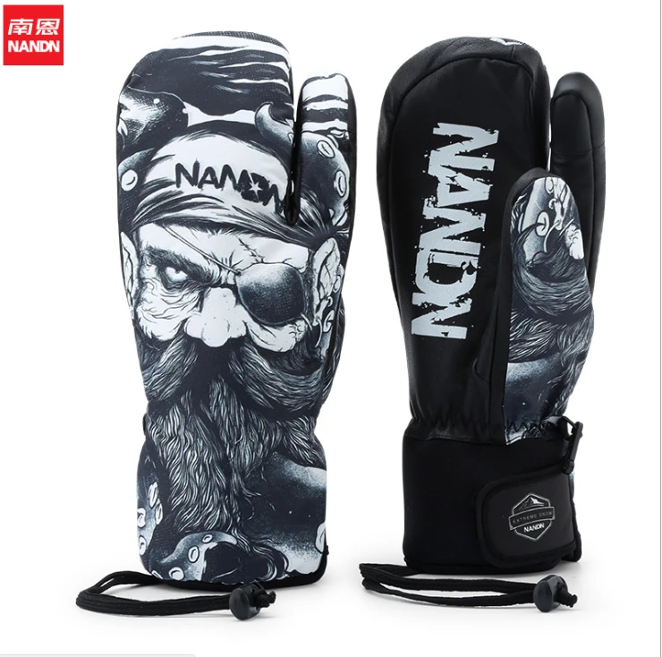 NANDN Unsex водонепроницаемые ветрозащитные лыжные перчатки для верховой езды горные перчатки для сноуборда, лыж с сенсорным экраном лыжные перчатки