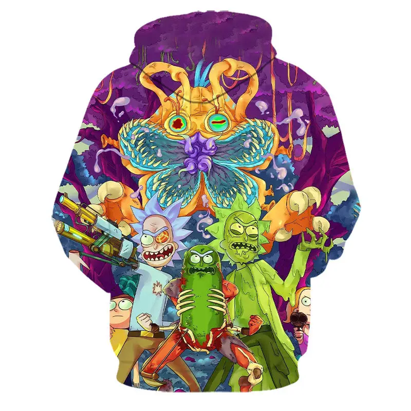 Rick and Morty Hoodies By jml2 Art 3D Unisex Sweatshirt Men Brand Hoodie Comic Casual Tracksuit Pullover DropShip Streetwear