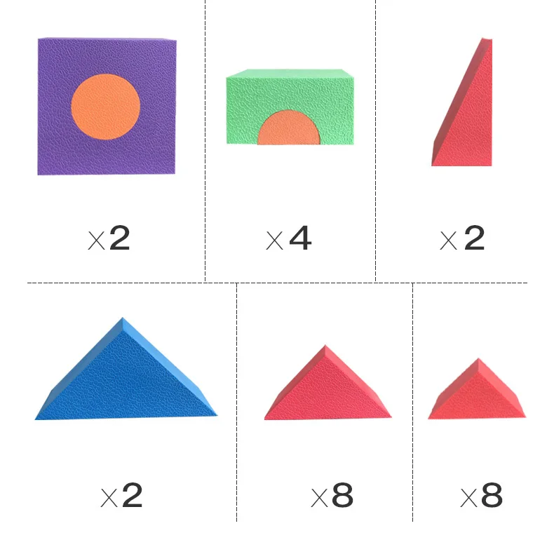 Детские строительные блоки Diy игрушки строительные блоки Развивающие игрушки Детские Большие размеры Eva 50 штук игры игрушки из пены