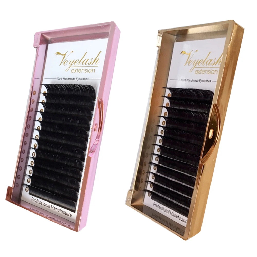 Veyelash 12Rows thickness 0.03 to 0.20 Faux mink eyelashes individual eyelash lashes soft eyelash extension False eyelash