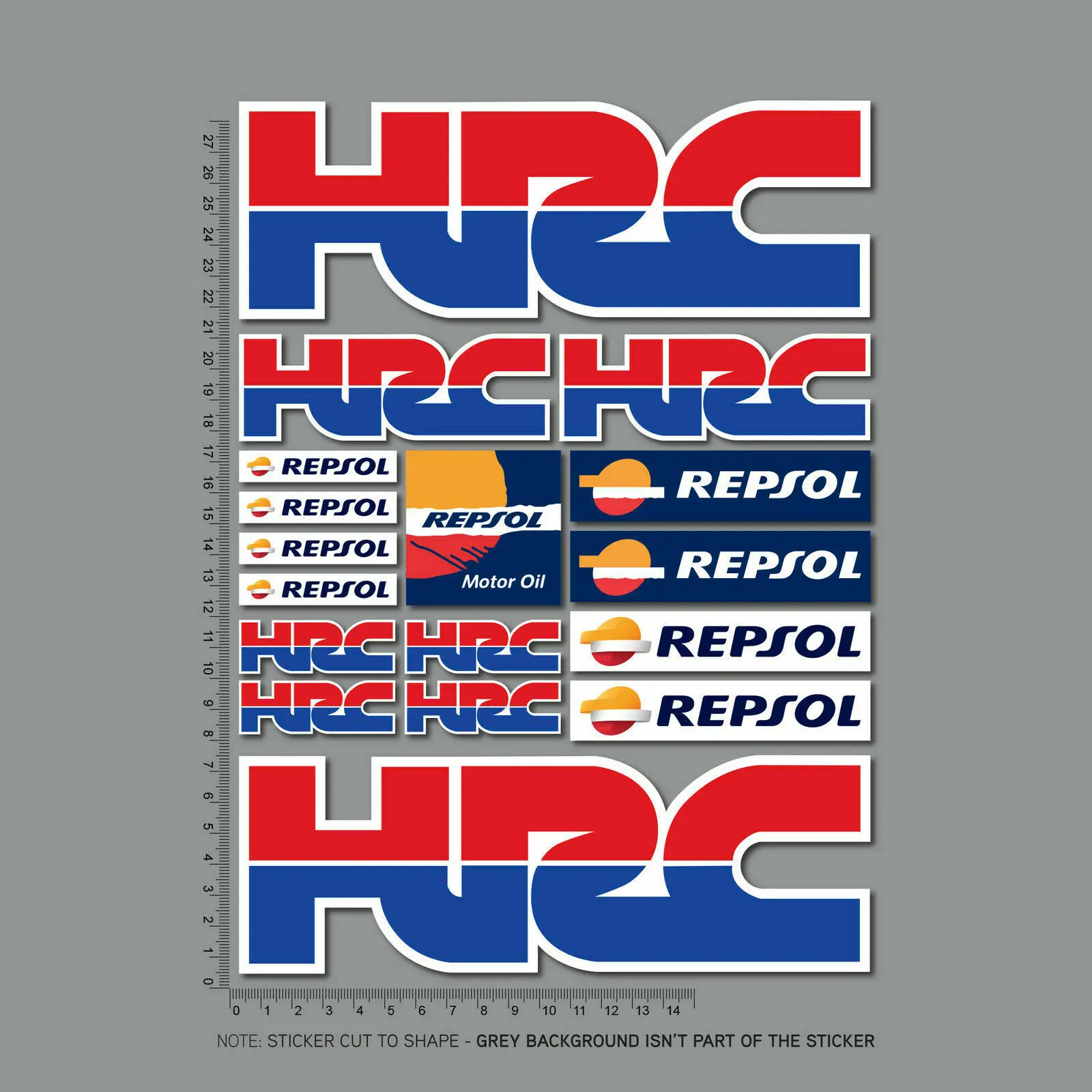 Автомобильная наклейка Франция ралли набор A4 лист подходит для HRC s Repsol мотоцикл