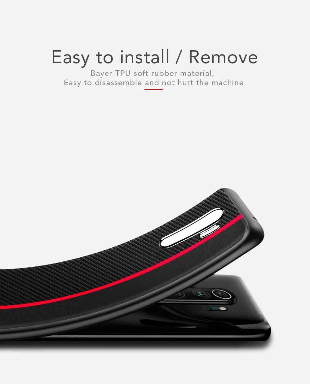 Для Redmi Note 8 Pro чехол Оригинальное углеродное волокно из искусственной кожи Защитная задняя крышка для Xiaomi Redmi Note 8 Pro Note 7 5 K20 Pro Чехол