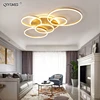 Gold White Coffee Painted Modern LED Chandelier Lighting Living Study Room Dimmable Parlor Foyer Lustres Lampadario Luminaire ► Photo 3/6