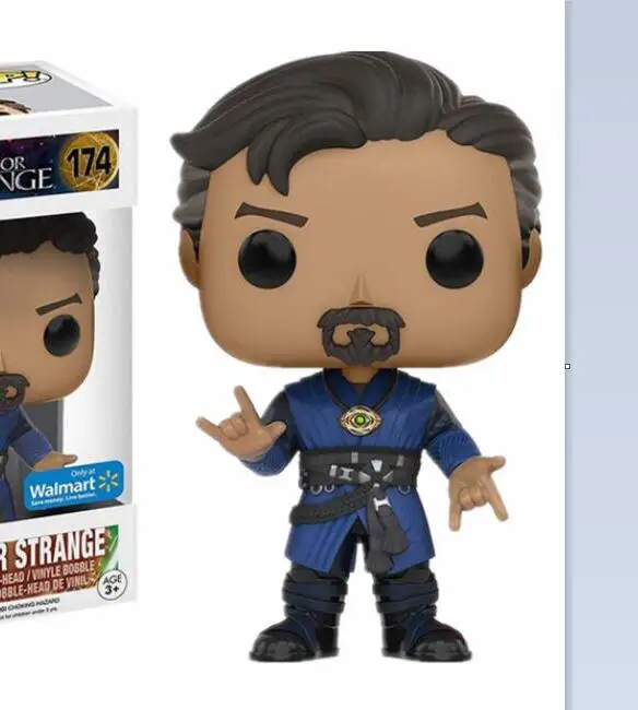 FUNKO POP Marvel Мстители Доктор Стрэндж 161# виниловые фигурки Коллекция Модель игрушки для детей подарок на день рождения - Цвет: no box 174