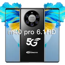 Telefone inteligente cectdigi m40 pro ram 512mb + rom 4gb sim duplo desbloqueado smartphone android 4800mah 6.1