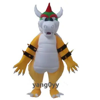 

Adult Size Yellow Dinosaur Mascot Costume Suits Cosplay Party Game Fancy Dress Halloween Cartoon Character Outfits Parade New