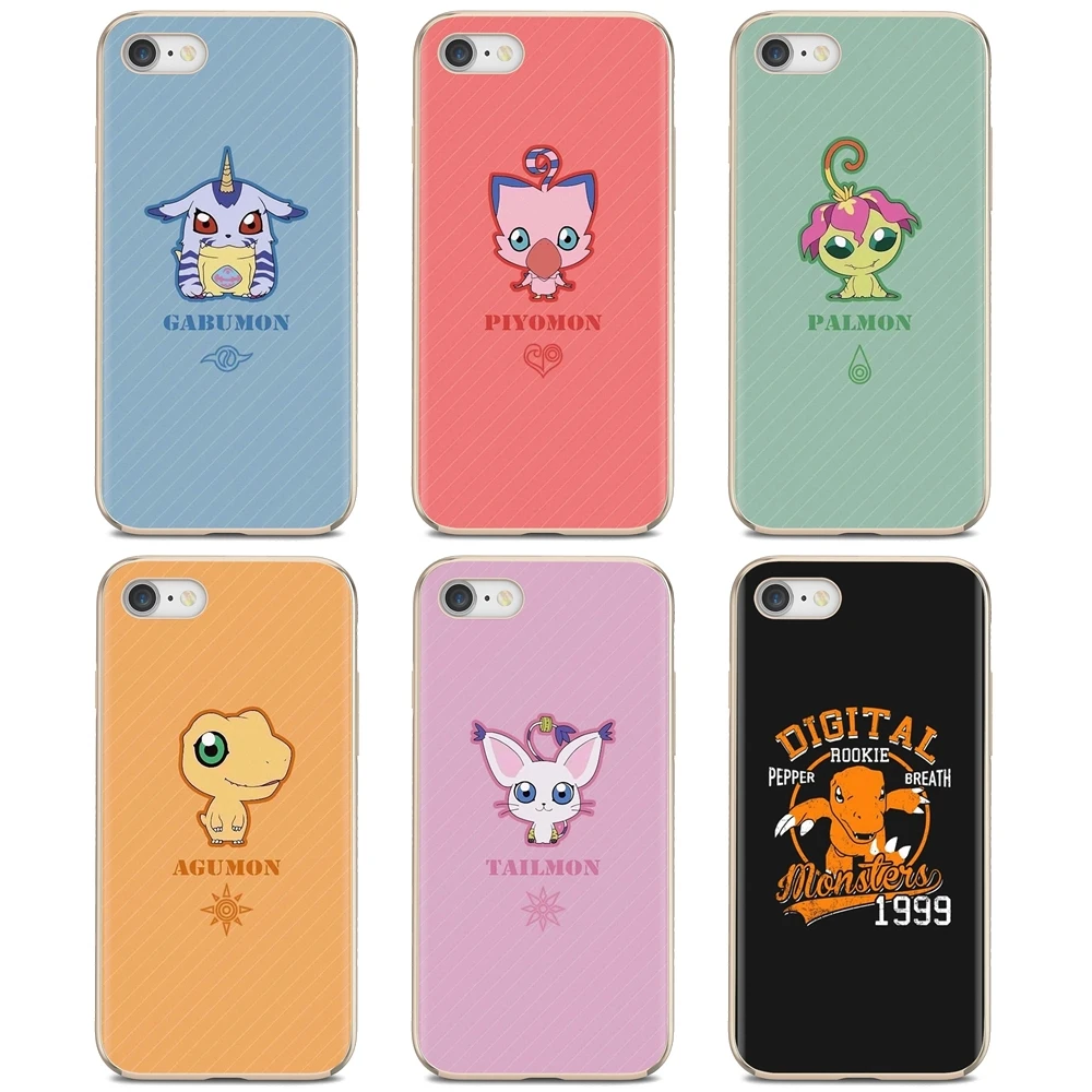 Мягкий чехол kawaii Digimon Digital Monster для Samsung Galaxy Note 3 4 5 8 9 S3 S4 S5 Mini S6 S7 Edge S8 S9 S10 Plus |
