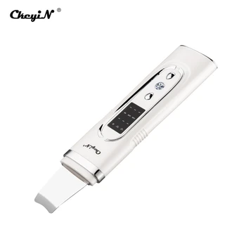 

Ultrasonic Deep Face Cleaning Skin Scrubber Ion Vibration Acne Blackhead Removal Exfoliating Peeling Spatula Pore Cleaner Tool