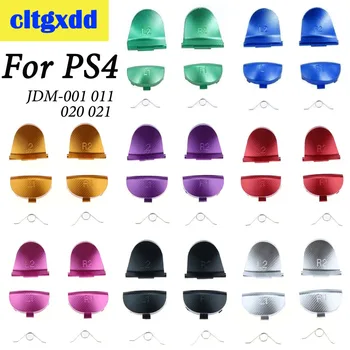 

cltgxdd Aluminum Metal Controller Analog Grip Buttons Trigger Button for PS4 Controller Gen 1 Metal Buttons JDM-001 011 020 021