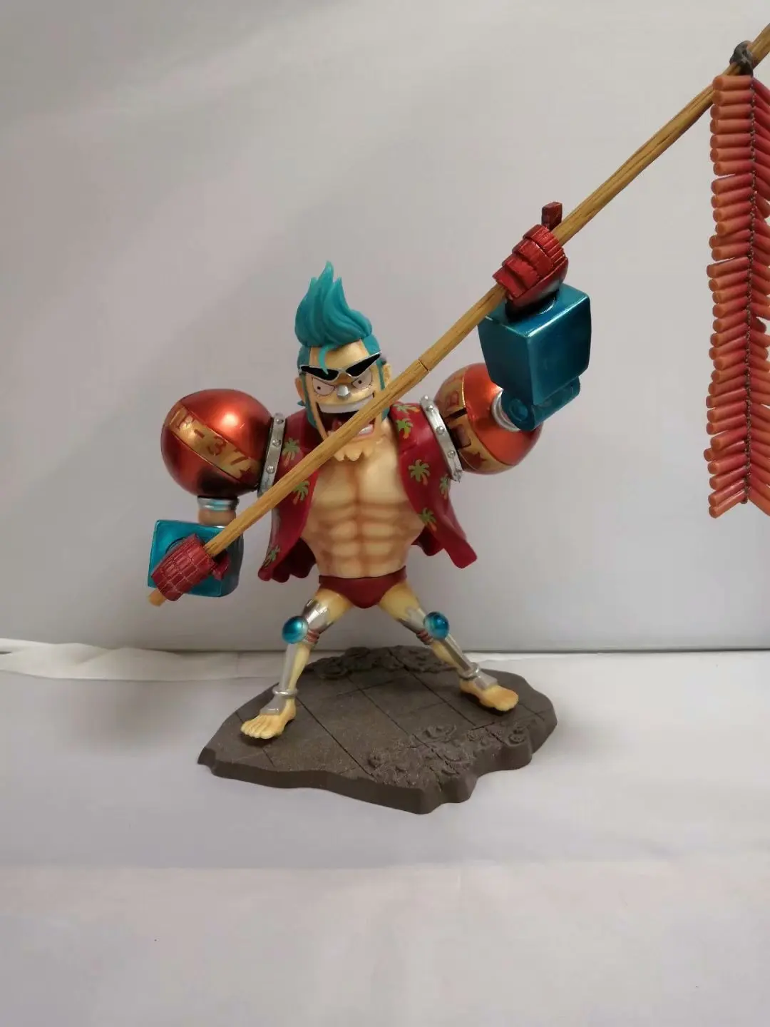 

Anime One Piece New Year Dragon And Lion Dance French Garage Kit Doll Decoration Model