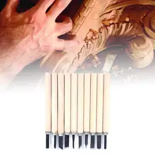 Новинка Высокое качество 10 шт резьба по дереву долотом нож для основной резки дерева DIY инструменты и детальные Деревообрабатывающие инструменты