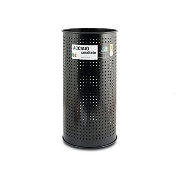 

LAR NOSEDA Porta ombrelli Traforato Nero cm25 Arredo casa, Acciaio