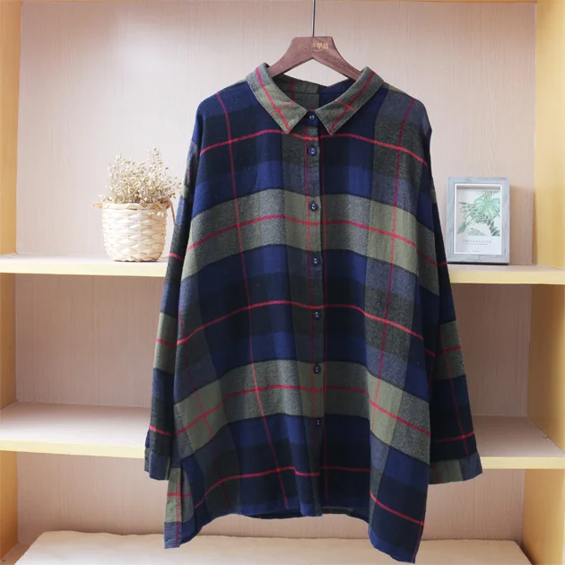 Harajuku lazy Ретро Рубашка с длинными рукавами Топ mori girl ZX1425
