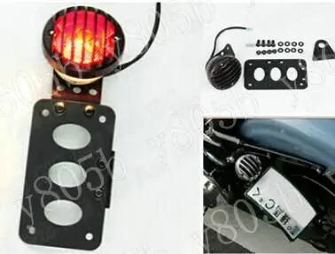 Металлический боковой кронштейн для номерного знака для Honda Shadow Spirit Sabre Aero ACE Steed VLX 400 600 1100 DLX VTX1300 1800