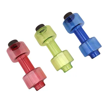 

Hot Sale Convenient Dumbbell Bottles 500ML Large Capacity Plastic Make Up Bottle Sealed Leakproof Outdoor Make Up Bottle
