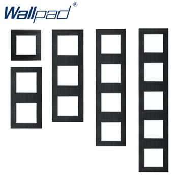 

Wallpad Aluminum Alloy Panel Frame Black Metal Hotel Panel 86*86mm 146*86mm 172*86mm 258*86mm 344*86mm 430*86mm Frame Only