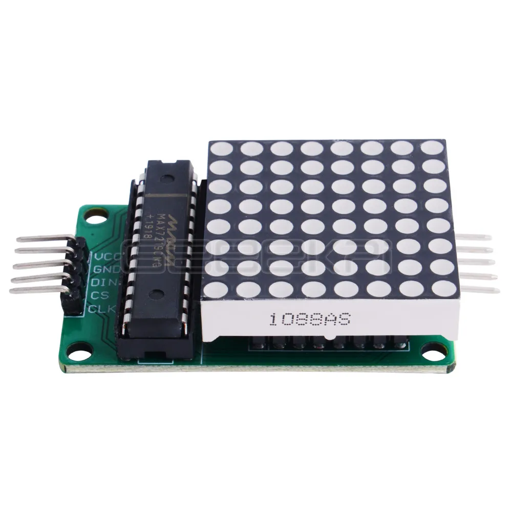 GeeekPi 5 Pack MAX7219 Dot модуль светодиодной матрицы 8*8 MCU светодиодный дисплей управления