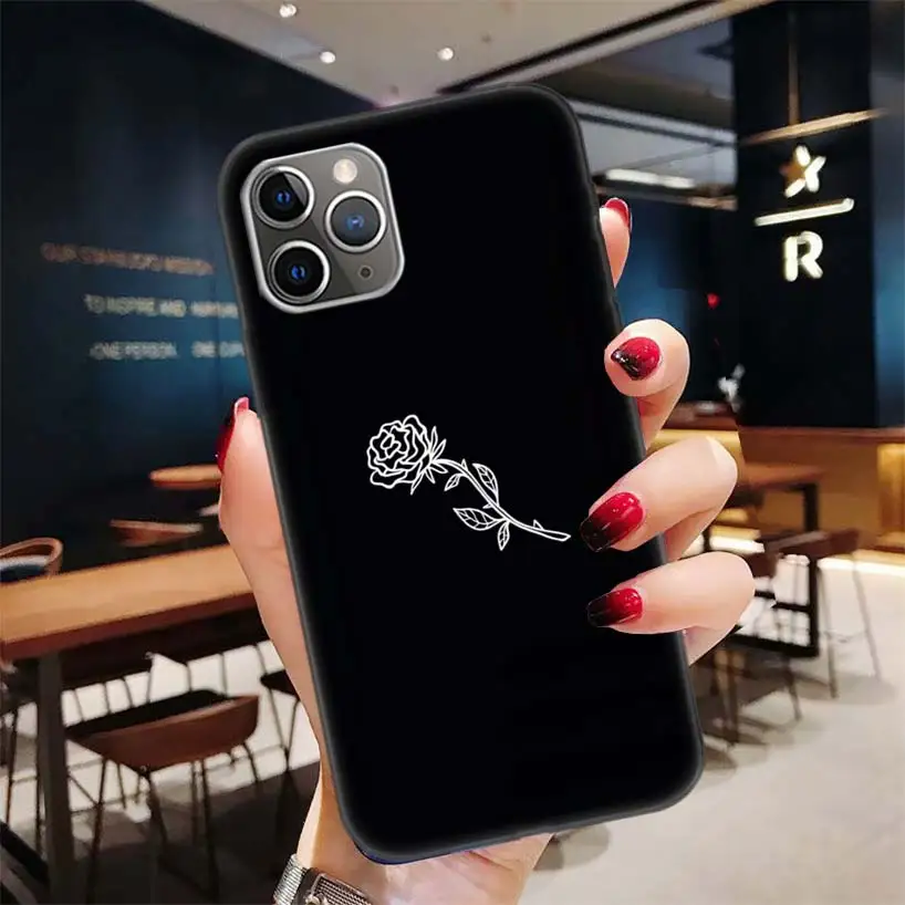 Потрясающий черный чехол Tumblr для Apple iPhone 11 Pro XR 7 8 6 6S Plus X XS MAX 5 5S SE Мягкий ТПУ силиконовый чехол для телефона - Цвет: BD030-5