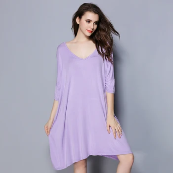 

Summer Women Nightwear Nightgown Thin Loose Bath Gown Nightdress Sleepwear Night Dress Homewear Nightie